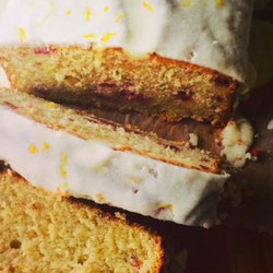 Lemon &amp; Raspberry Loaf Cake