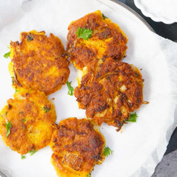 Vegan Chickpea Squash Fritters