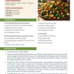 BRUSSELS &amp; SWEET POTATO SALAD