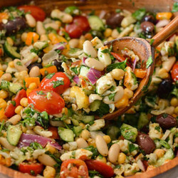Halloumi Dense Bean Salad