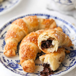 Puff Pastry Chocolate Croissants