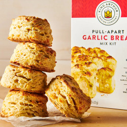 Sky-high Garlicky Herb Biscuits