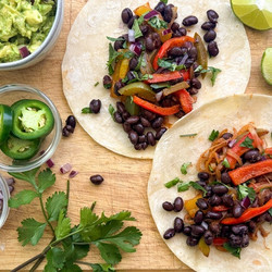 Easy Black Bean Fajitas Recipe
