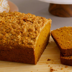 Easiest Pumpkin Streusel Bread