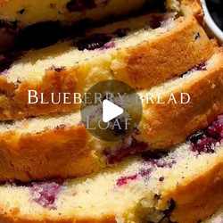 Soft And Moist Blueberry Loaf