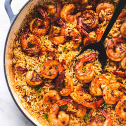 Cajun Shrimp And Rice Skillet