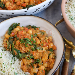 Lentil Chickpea Curry!