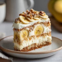 Heavenly Banana Walnut Cream Cake