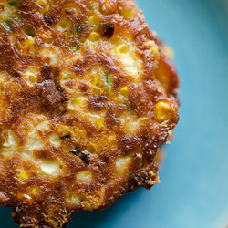 Cheesy Corn Fritters