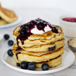 Yoghurt and Blueberry Pancakes