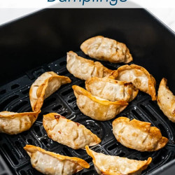 Air Fryer Frozen Dumplings (gyoza, Potstickers)