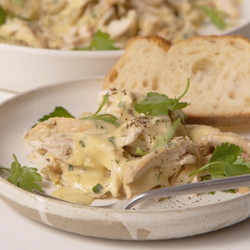 French-style Shredded Chicken slow cooker