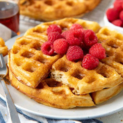 Overnight Yeasted Waffles