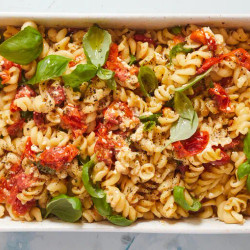 One-Pan Feta Pasta With Cherry Tomatoes