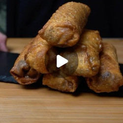 Bacon Jam Cheese Burger Eggrolls
