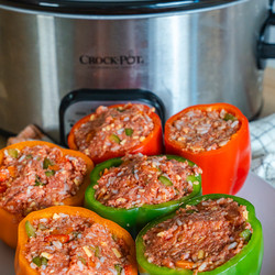 Slow Cooker Stuffed Peppers