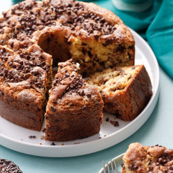 Sour Cream Chocolate Chip Coffee Cake