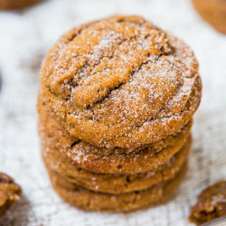 Soft Molasses Crinkle Cookies