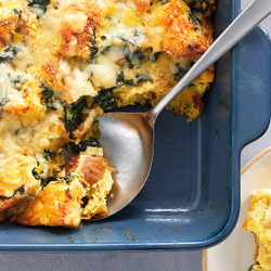 Spinach And Gruyère Breakfast Casserole