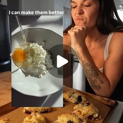 Low-calorie Blueberry White Chocolate Scones