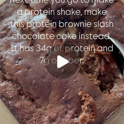 Healthy Chocolate Protein Brownie