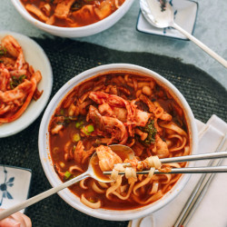 Kimchi Noodle Soup