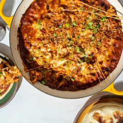 Spicy Molten Korean Cauliflower Dip