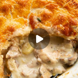 Chicken Leek &amp; Mushroom Pie