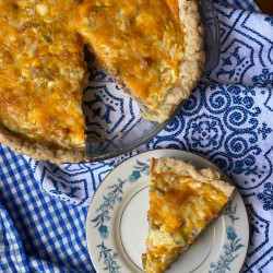 Cheesy Sausage Quiche