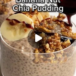 Banana Nut Chia Pudding