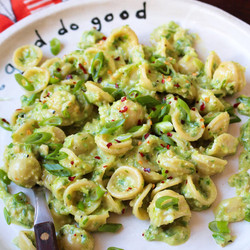 Spring Onion Pesto Orecchiette 