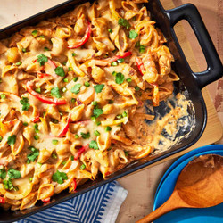 Fajita Chicken Pasta Bake