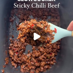 Slowcooker Sticky Chilli Mince