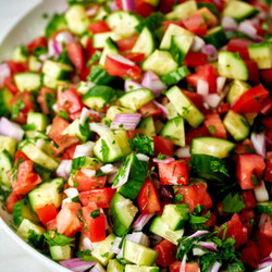 Mediterranean Cucumber Tomato Salad