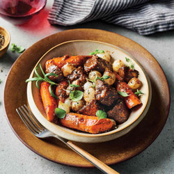 Slow-cooker Herb &amp; Mushroom Braised Beef