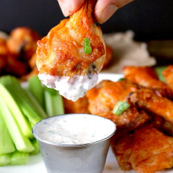 Baked Buffalo Chicken Wings