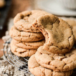 High Altitude Soft And Chewy Ginger Molasses Cookies