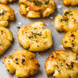 Crushed New Potatoes