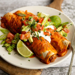 Beef Mince Enchiladas