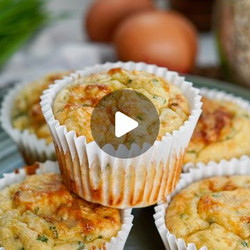 Healthy Cottage Cheese Savoury Muffins