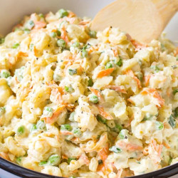 Hawaiian Macaroni Salad With Potatoes