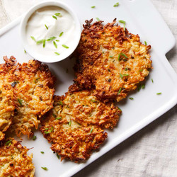 Parsnip-celery Root Latkes