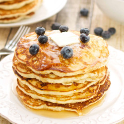 The Very Best Blueberry Pancakes
