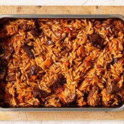 Giouvetsi Recipe (greek Beef Stew With Orzo Pasta)