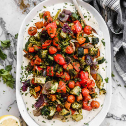 Whipped Feta With Roasted Vegetables