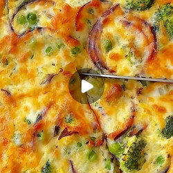 Sweet Potato Veggie Egg Bake
