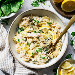 Lemon Chicken Orzo