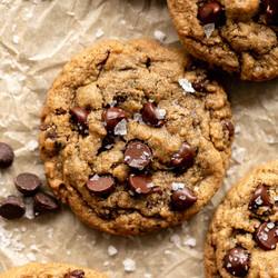 Oat Flour Chocolate Chip Cookies
