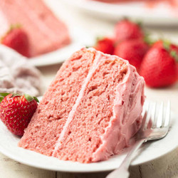 Vegan Strawberry Cake