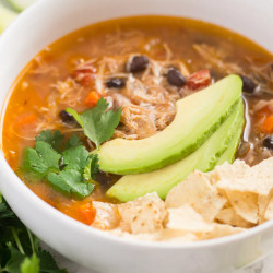 Recipe: Slow-cooker Chicken Tortilla Soup